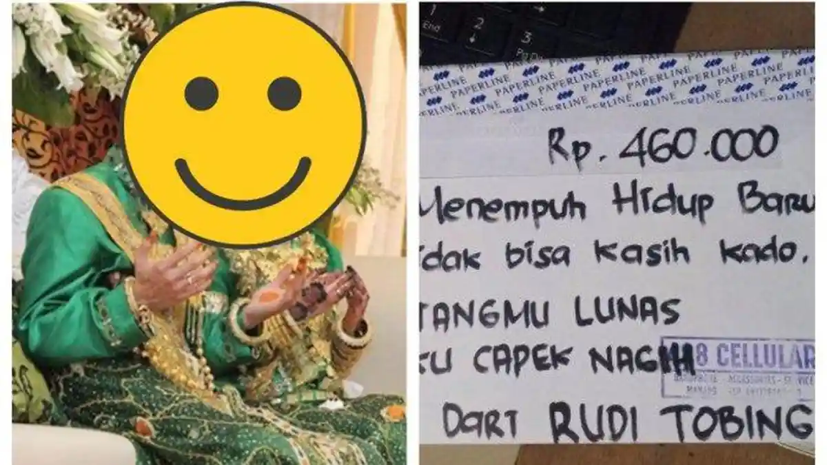 Pria Asal Tikala Manado Beri Amplop Pernikahan Kosong Bertuliskan 'Hutangmu Lunas Dulu'