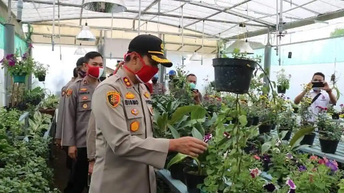 Bersiap pada New Normal, Polres Majalengka Ajak Warga Perkuat Ketahanan Pangan