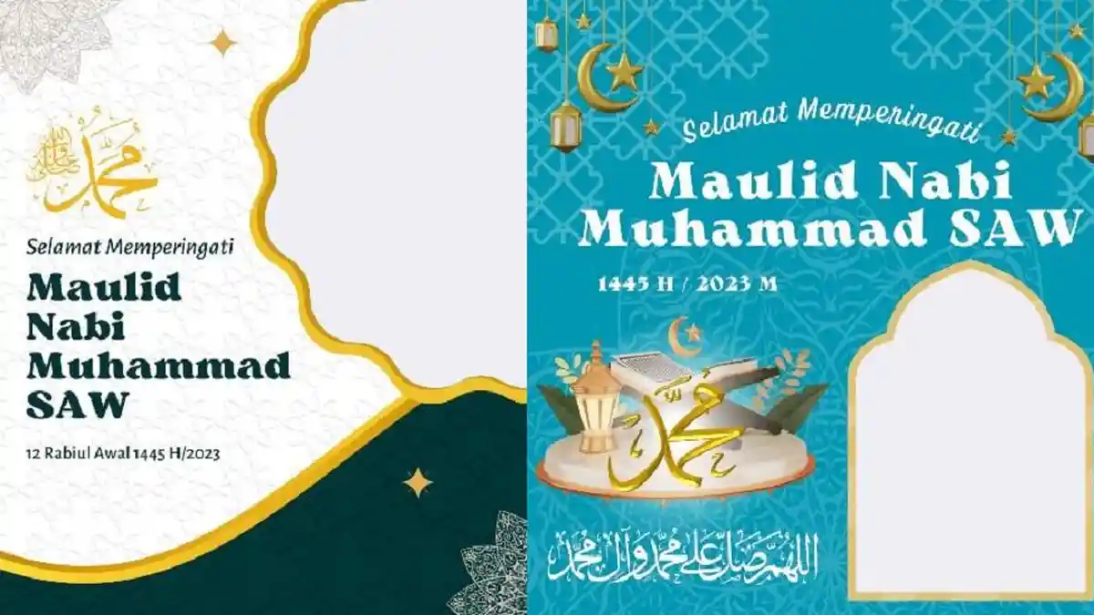 50 Link Twibbon Maulid Nabi Muhammad 1445 H/2023, Dilengkapi Langkah-langkah Unggah ke Sosial Media