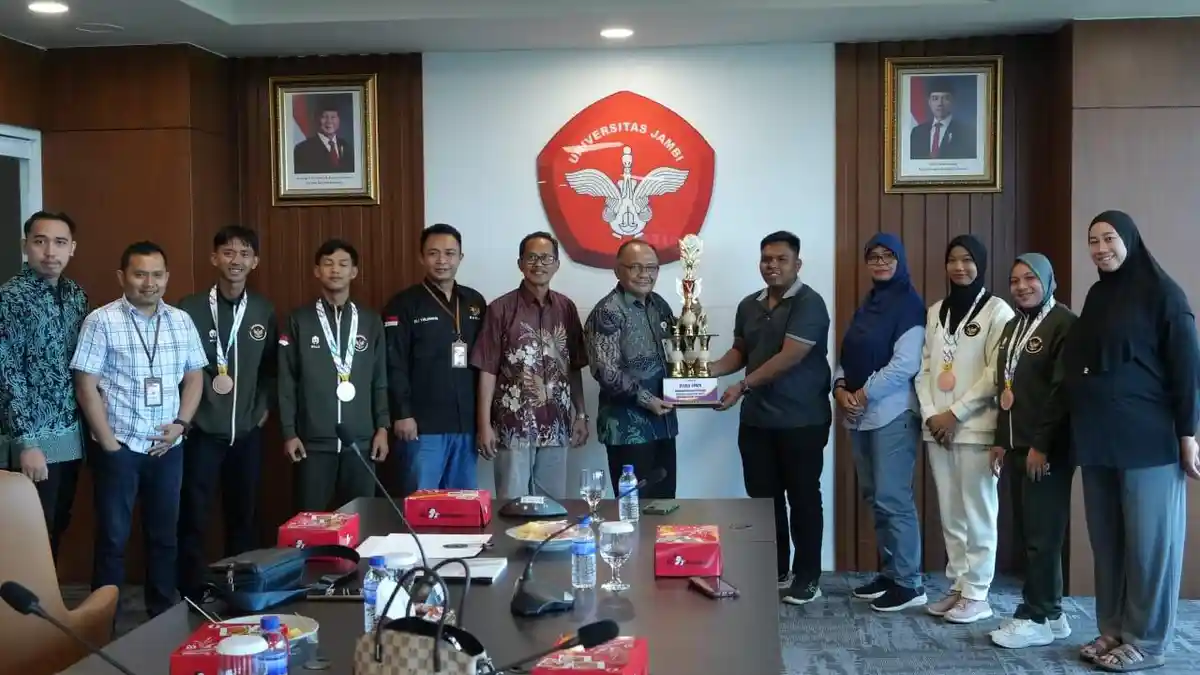 UNJA Sambut Kepulangan Mahasiswa Peraih Medali SEA Games 2025