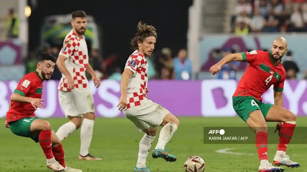 Sofyan Amrabat Jadi Primadona Maroko Lagi, Giliran Luka Modric Minta Tukar Jersey