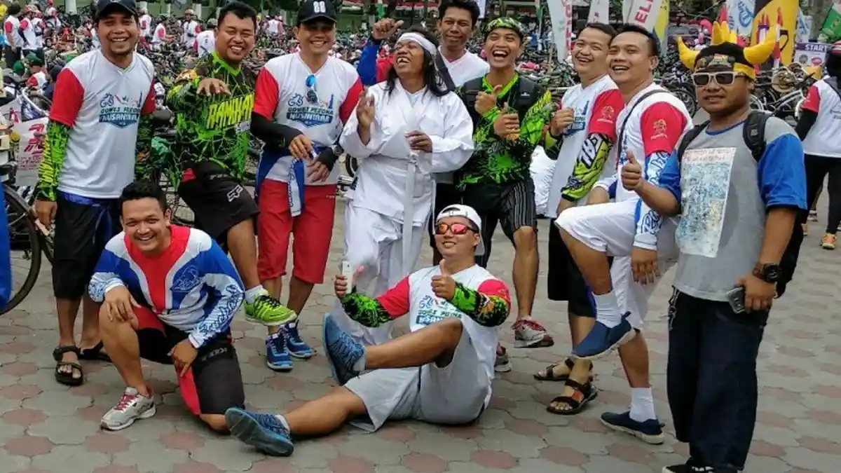 Ada Wiro Sableng di Gowes Pesona Nusantara 2018