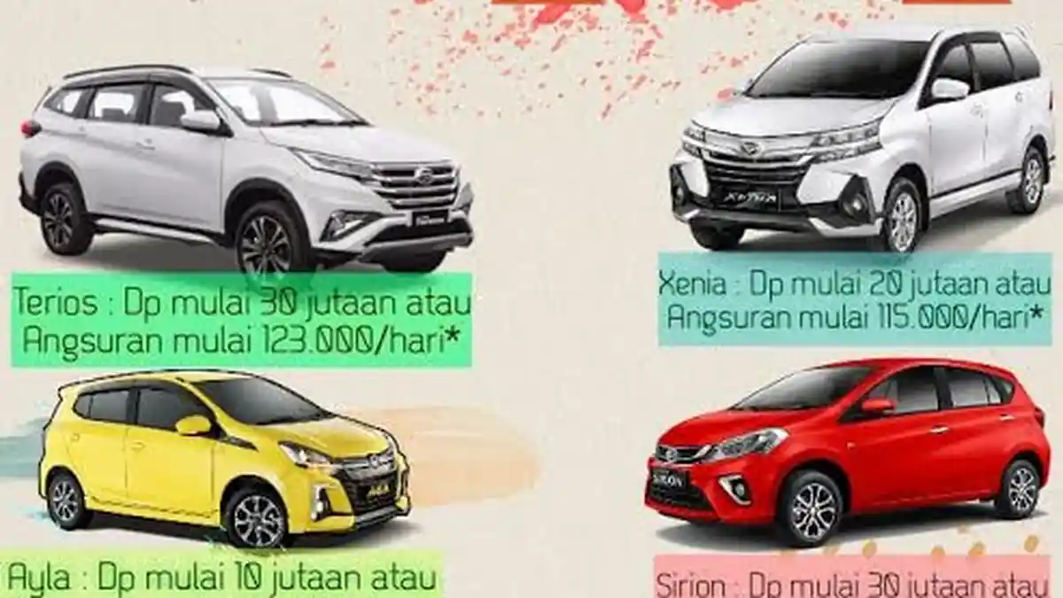Big Sale Daihatsu, Beragam Mobil Pilihan dengan DP Murah