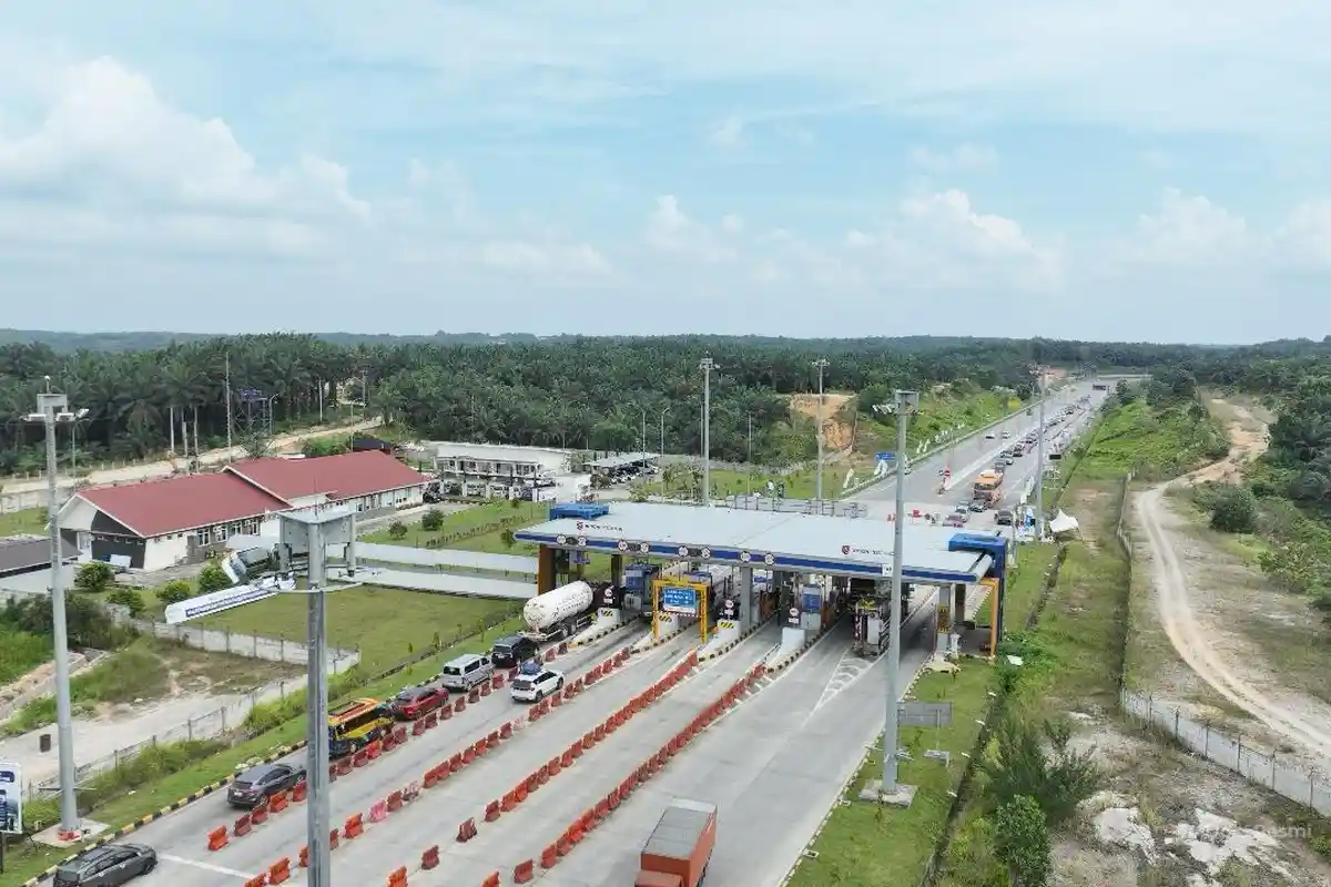 H-6 Lebaran Idul Fitri 2025, Arus Mudik di Tol Pekanbaru-Dumai Naik 19,38 Persen