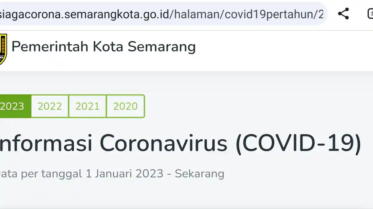 Kasus Covid-19 Melonjak, Pattiro Semarang Pantau Ada 29 Daerah di Jateng Tak Update Website