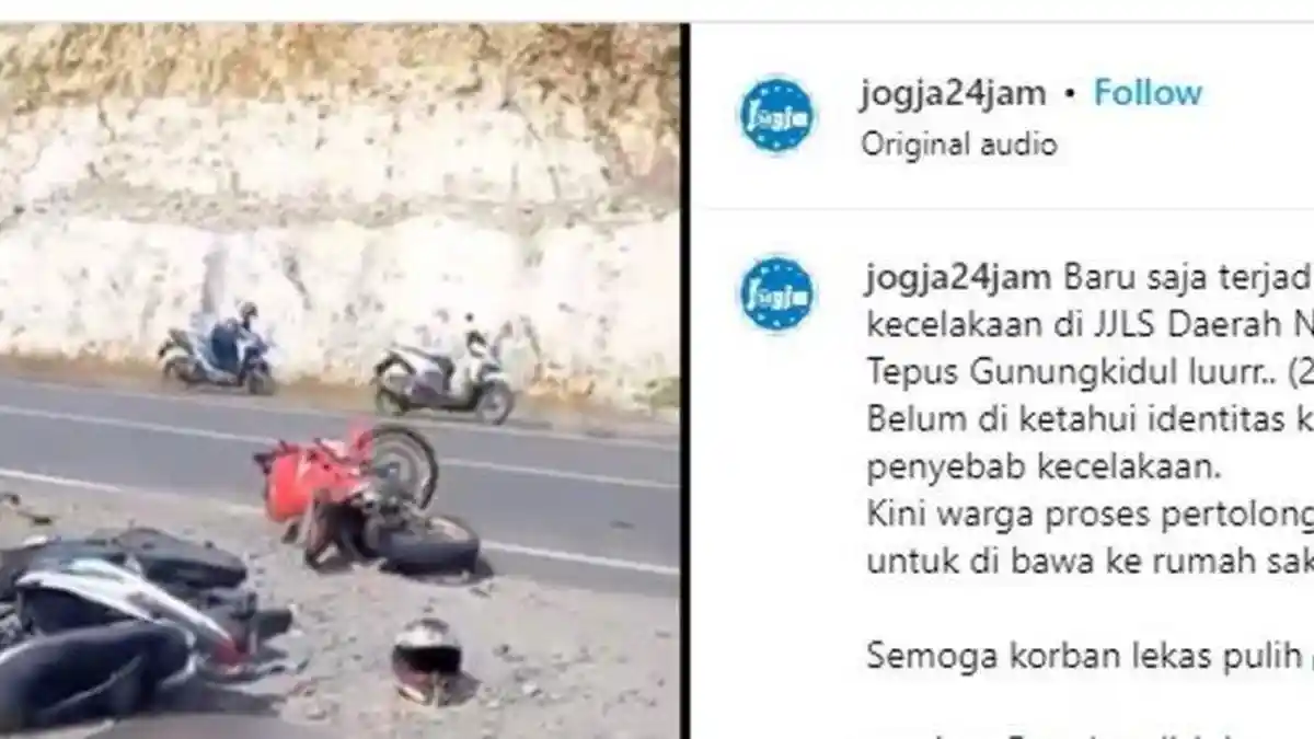 Kecelakaan Maut Hari Ini, Seorang Wanita Tewas, Dua Motor Tabrakan Adu Banteng