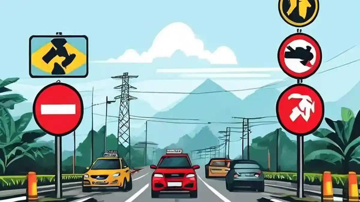 Arti Rambu Lalu Lintas Lengkap - Rambu Peringatan - Rambu Larangan ...