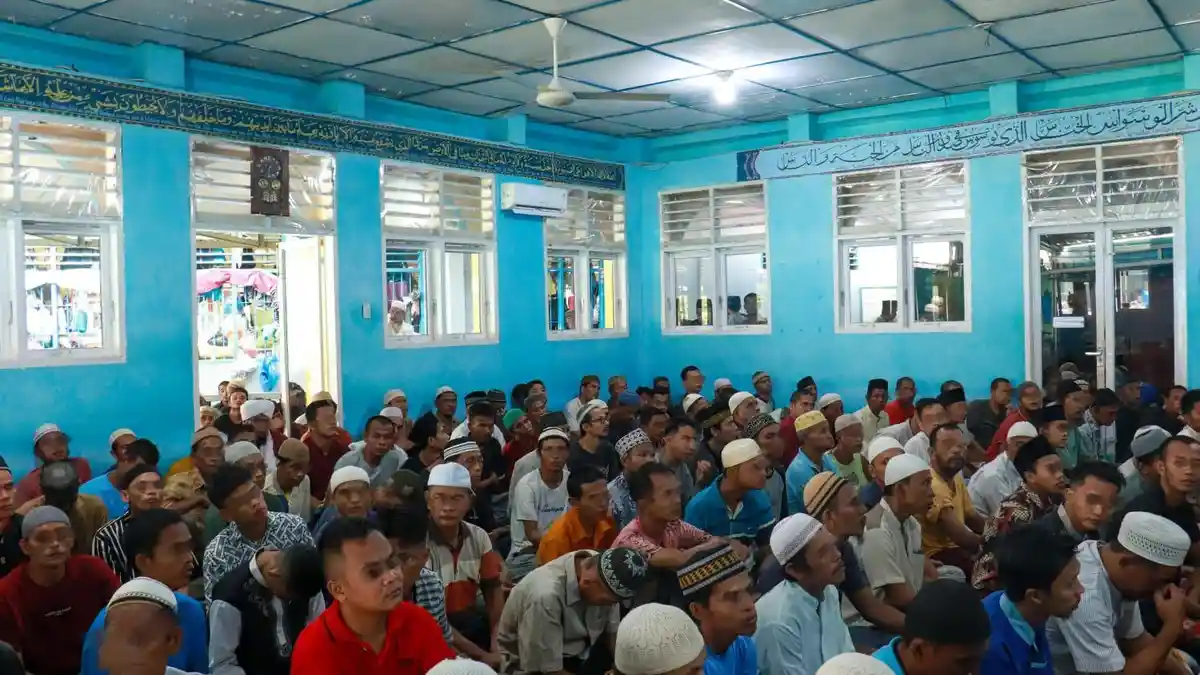 Lapas Rantauprapat Gelar Isra Miraj di Masjid At-Taubah, Kegiatan Agama Jauhkan dari Masalah Negatif
