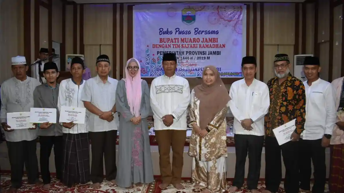 Danrem 042/Garuda Putih Melaksanakan Safari Ramadan Bersama FKPD Muarojambi