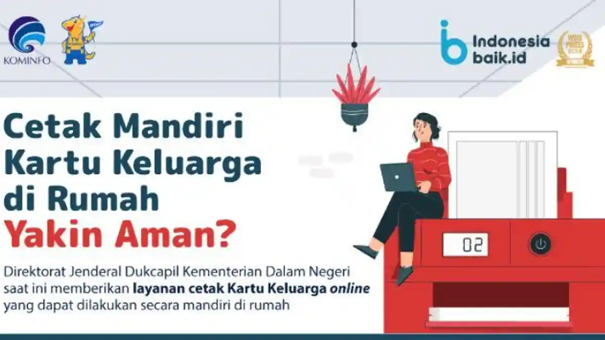 Cara Cetak KK Barcode atau Kartu Keluarga Online Tanpa Perlu ke Dukcapil, Jangan Lupa PIN Rahasia