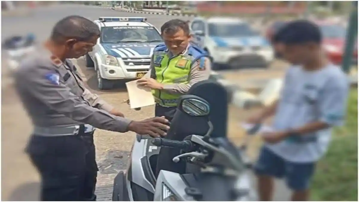 Operasi Patuh Musi 2023 Musi Rawas, Polisi Amankan Satu Motor Curian, Pengendara Dilepas