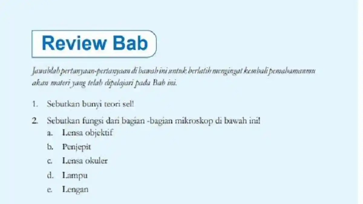 Kunci Jawaban IPA Kelas 8 Halaman 25 26 Kurikulum Merdeka: Review Bab 1