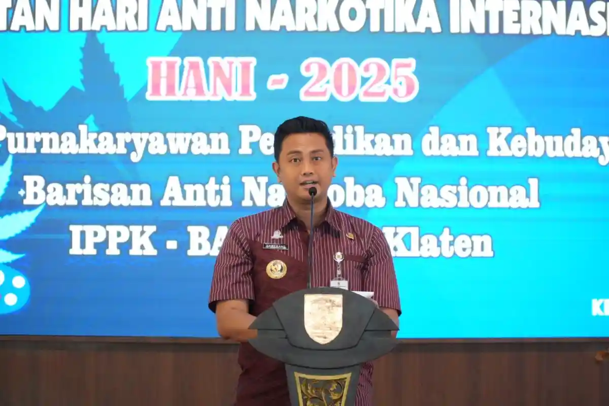Bupati Hamenang Ajak Generasi Muda Klaten Jauhi Narkoba demi Indonesia Emas