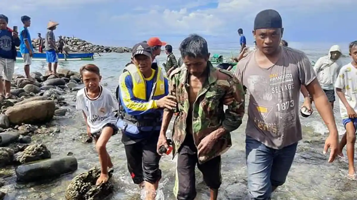 BREAKING NEWS Seorang Nelayan di Bolsel Jatuh saat Melaut, Ditinggalkan Perahunya