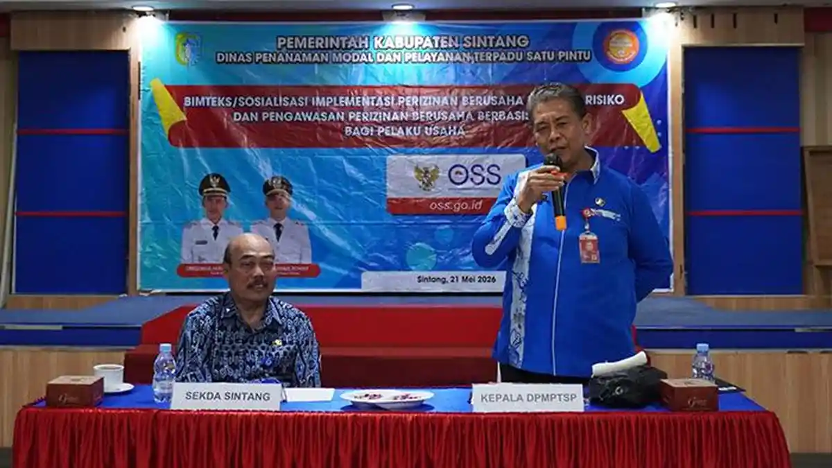 Banyak Pengusaha Belum Paham OSS-RBA, DPMPTSP Sintang Gelar Bimtek Perizinan Tambang