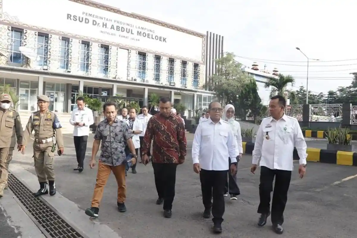 Pemprov Lampung Komitmen Optimalkan Layanan Kesehatan di RSUD Abdul Moeloek