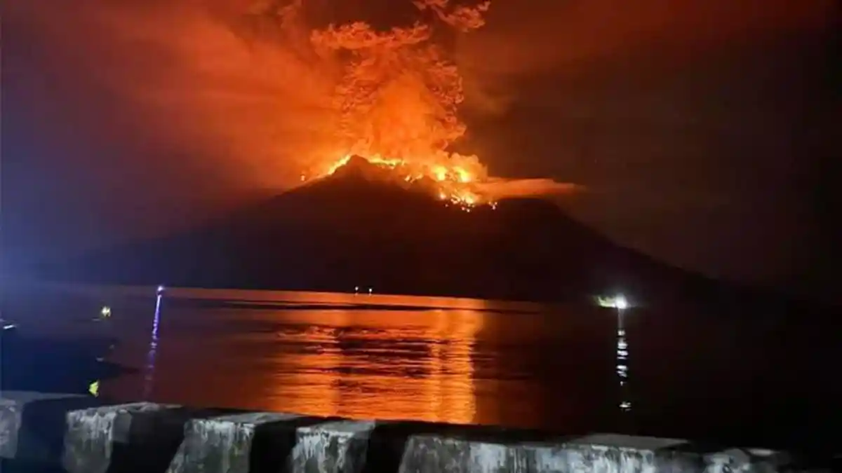 Dampak Erupsi Gunungapi Ruang di Sulut Meluas, Upaya Penanganan Darurat Terus Dimaksimalkan