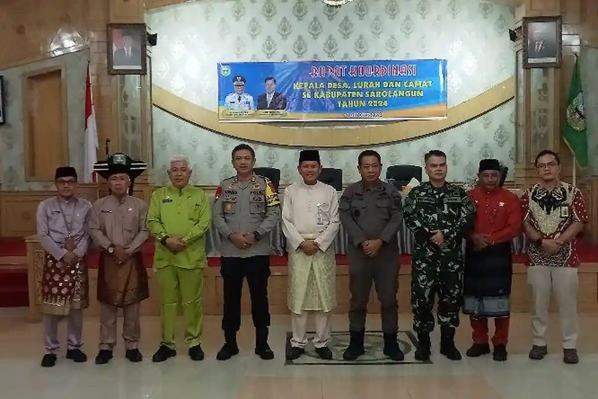 Pemkab Sarolangun Gelar Rakor Kades, Lurah dan Camat se-Kabupaten Sarolangun Tahun 2024