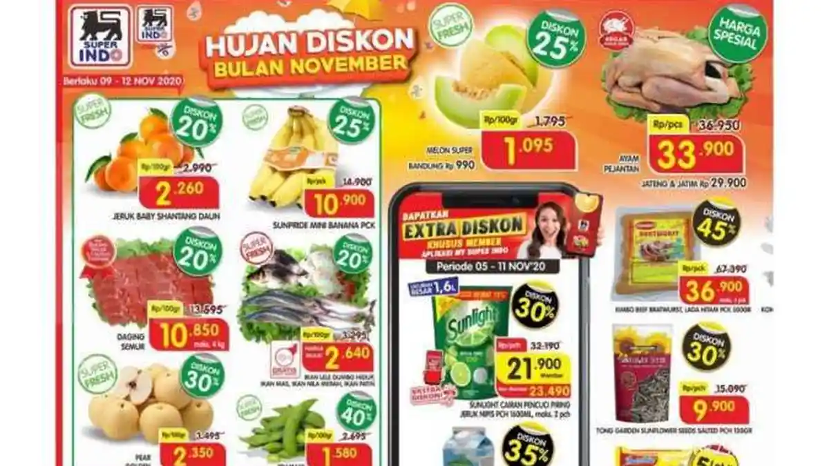 Promo Superindo Hari Ini 9 November 2020 : Ada Promo Minyak Goreng Super Murah