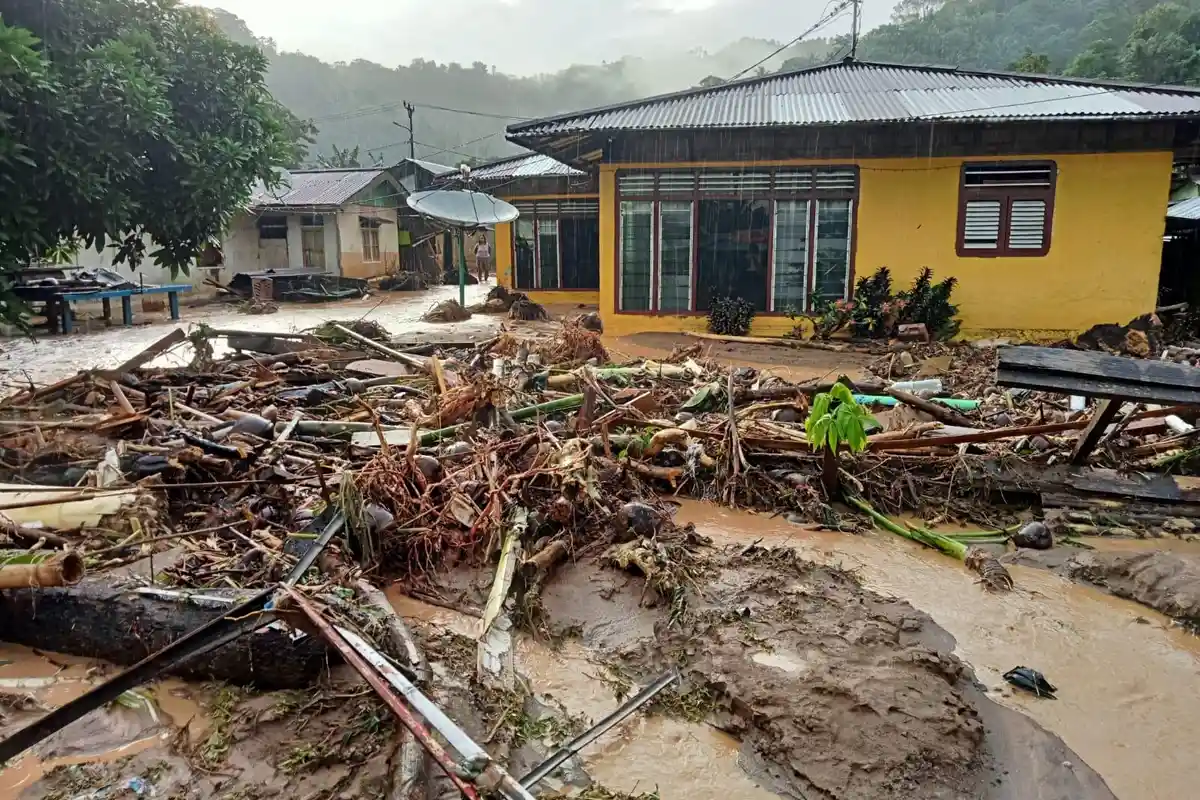 Data Sementara, 50 Rumah Ikut Terdampak Banjir Bandang di Mawali Pulau Lembeh Bitung Sulawesi Utara
