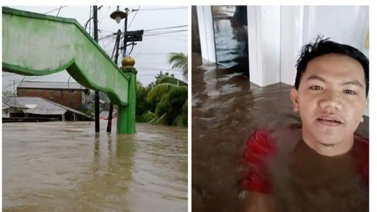 Diguyur Hujan Deras, Daerah di Manado Tergenang Banjir, Ada yang Setinggi Leher Orang Dewasa