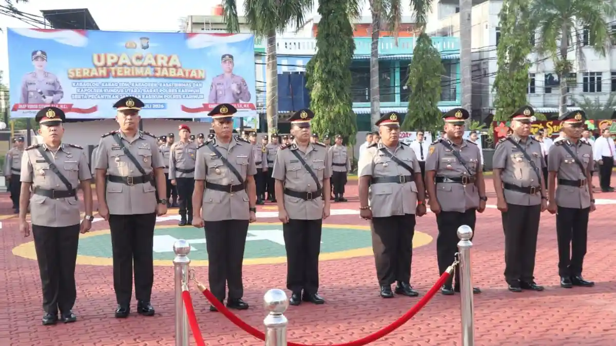 Polres Karimun Gelar Sertijab, Ini Daftar 6 Pejabat yang Dapat Jabatan Baru - Tribunbatam.id