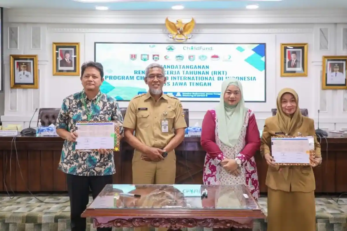 Pemprov Jateng Jalin Kerja Sama dengan ChildFund Garap Berbagai Program Tentang Anak