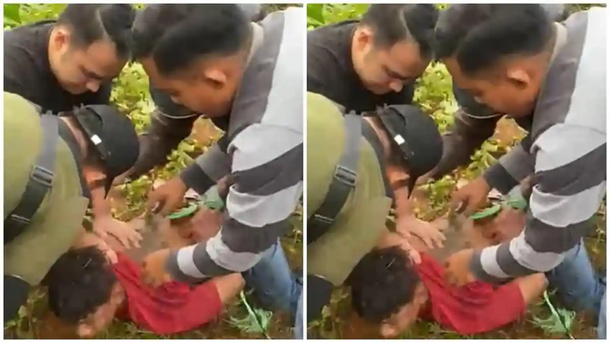 Viral Pelaku Curanmor di Palembang Babak Belur Dihajar Massa, Satu Pelaku Kabur