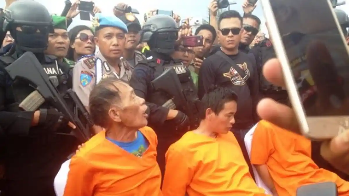 ABK Pembawa Sabu 1,6 Ton Marah di Depan Kapolri & Menkeu serta Beri Info Penting Dengan Nada Tinggi