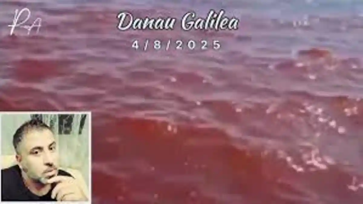Danau Galilea Mendadak Berubah jadi Merah, Pemukim Israel Ketakutan