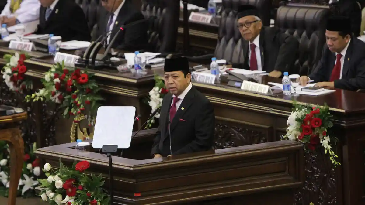 Raut Wajah Novanto Terlihat Tanpa Ekspresi