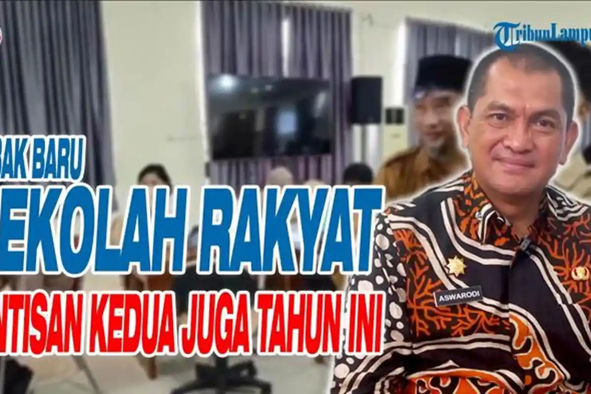 Video Target Sekolah Rakyat di Lampung, KBM Sudah Dimulai Akhir Juli 2025