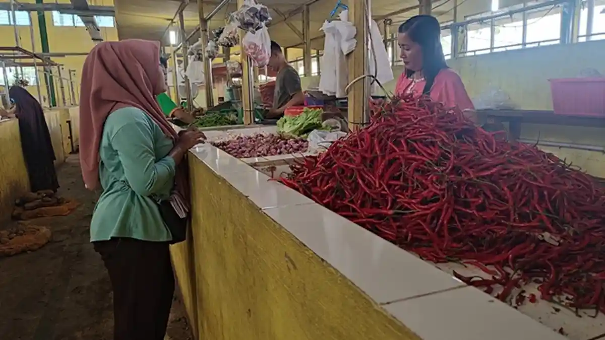 Harga Cabai Merah di Kabupaten Sergai Masih Mahal