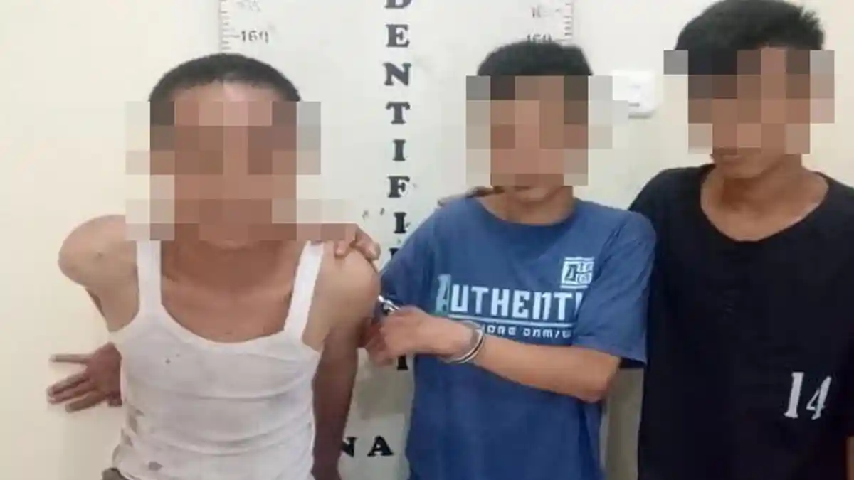 Tiga ABG Perampas Motor di Kikim Lahat Dihadiahi Timah Panas di Kaki Mereka