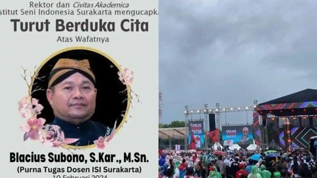 SOSOK Blacius Subono, Dalang yang Meninggal di Kampanye Akbar Ganjar-Mahfud, Ternyata Dosen ISI Solo