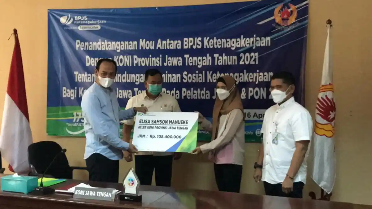 KONI Jateng Kembali Lakukan Kerjasama dengan BPJAMSOSTEK