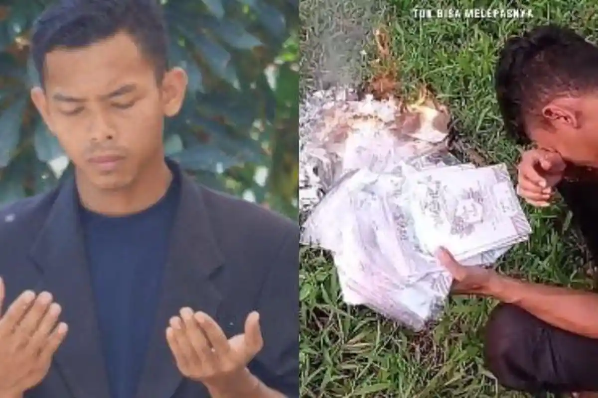 Pilu Fahmi Husaeni Bakar Undangan Pernikahan dengan Anggi Anggraeni: Harus Ku Ikhlaskan