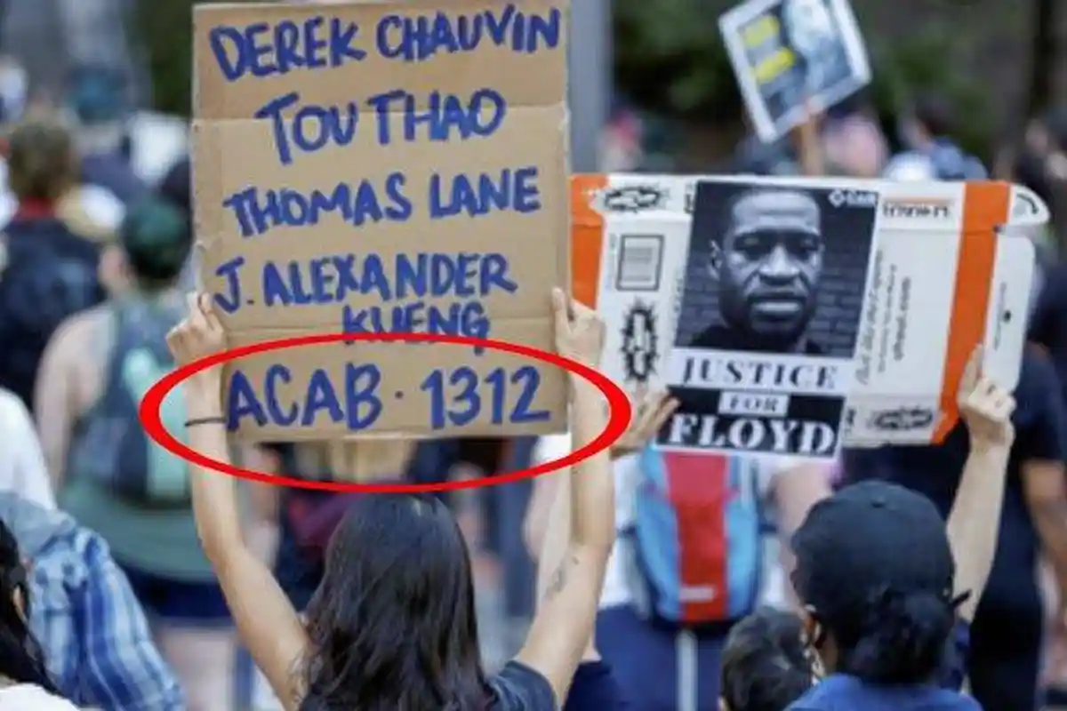 Ternyata Ini Makna dari Kode ACAB dan 1312 yang Sering Terlihat di Foto Aksi Demo Kasus George Floyd