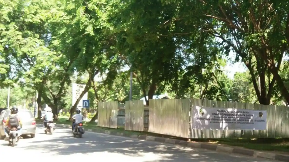 ALHAMDULILLAH, Jembatan Penyeberangan Orang di Depan SMPN 3 Batam Sudah Mulai Dibangun