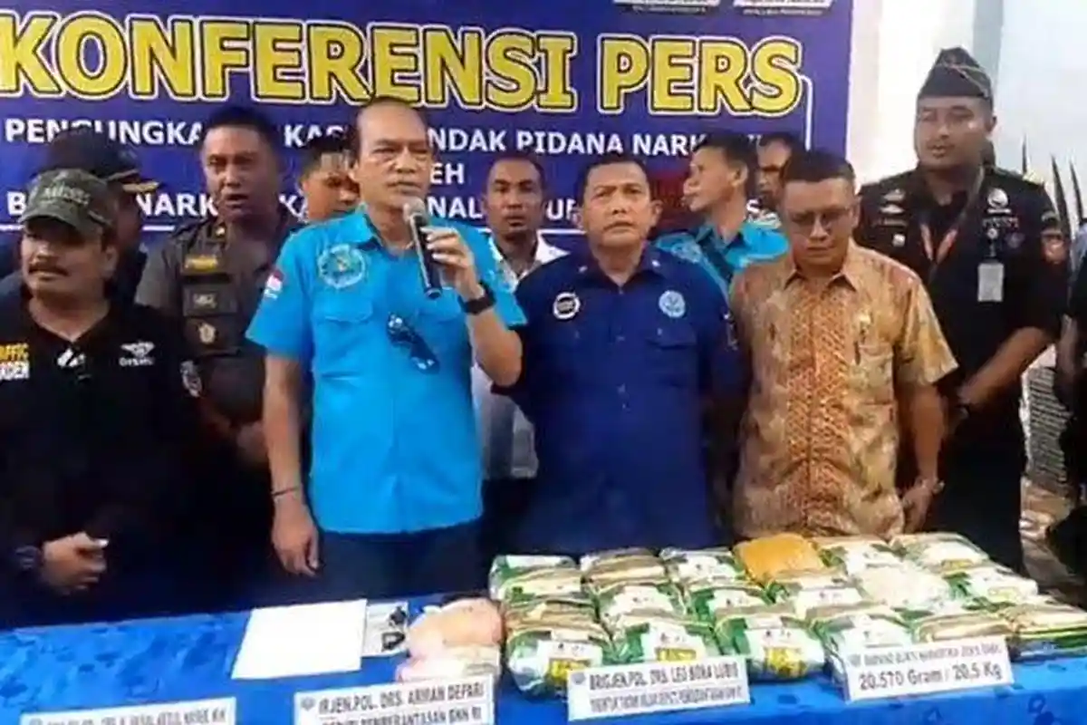 BREAKING NEWS - Kata BNN soal Sipir Lapas Langsa dan Istrinya Selundupkan 40 Kg Sabu dari Malaysia