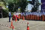 Santri Sidoarjo Antusias Ikut Safety Riding, Satlantas Polresta Edukasi Tertib Lalu Lintas