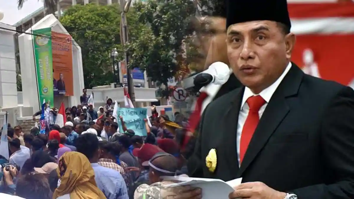 Diinterupsi Saat Berbicara Gubernur Edy Rahmayadi Usir Emak-emak Pendemo, Ini Videonya
