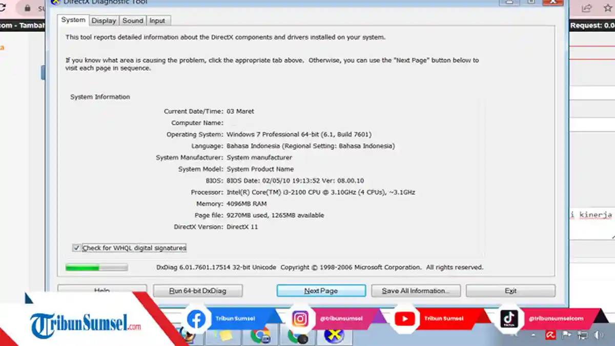 Cara Cek RAM Desktop/PC, Ketahui Kapasitas Hardware Komputer, Pakai Run dan Windows Settings