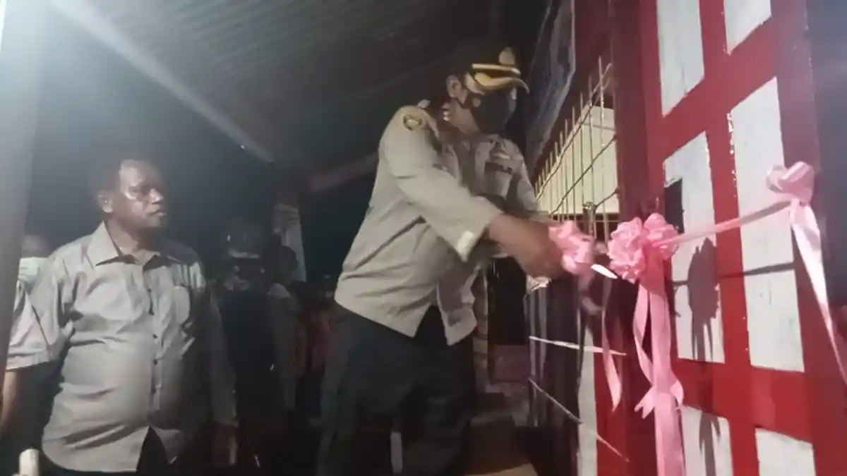 Resmikan Pos Peka 