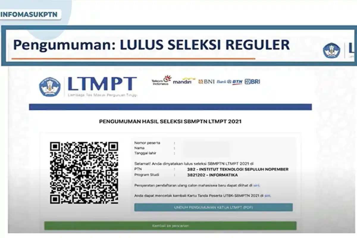 Download Sertifikat UTBK SNBT 2023, Cek Cara Unduh Sertifikat Hasil Pengumuman Kelulusan
