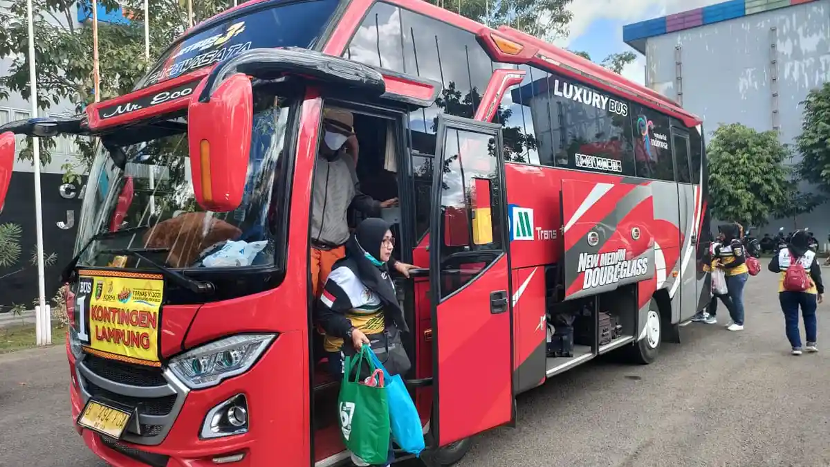 Atlet Fornas Lampung Sudah Tiba di Jakabaring