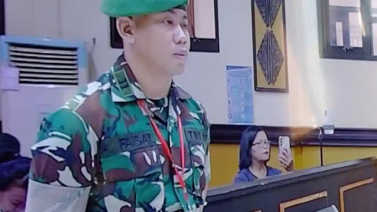 Terdakwa Ahmad Faisal Dituntut 12 Tahun Penjara dan Dipecat dari Dinas Militer