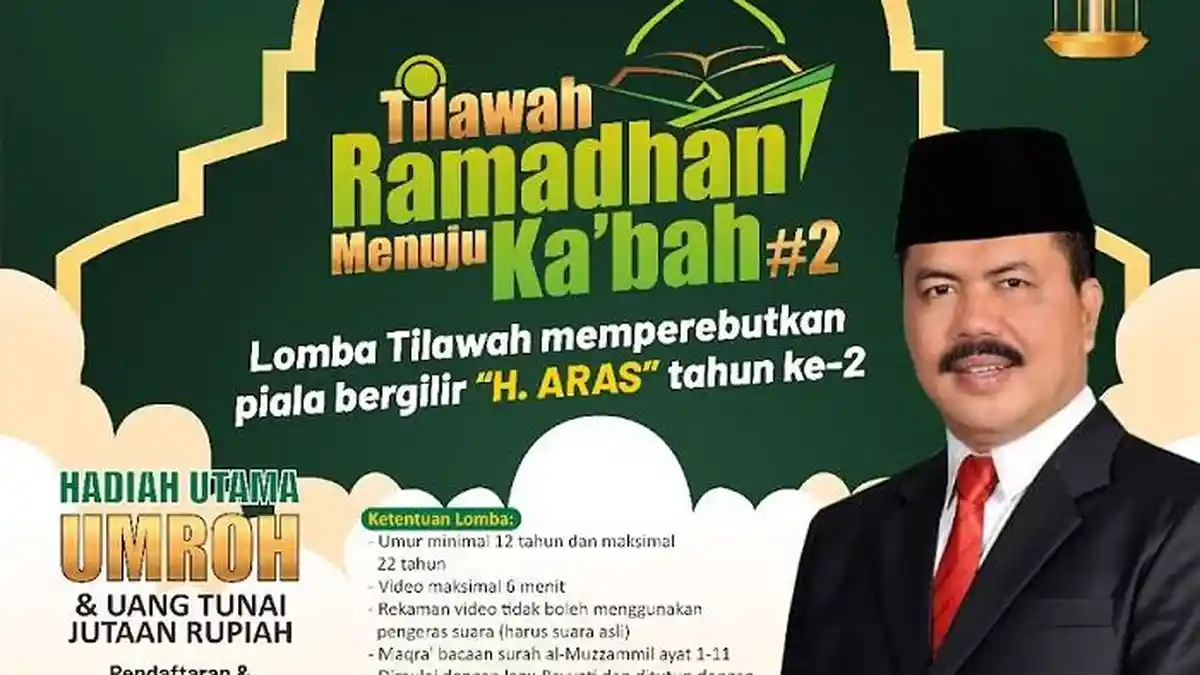 Muh Aras Kembali Adakan Lomba Tilawah Quran, Berhadiah Umroh dan Uang Jutaan Rupiah