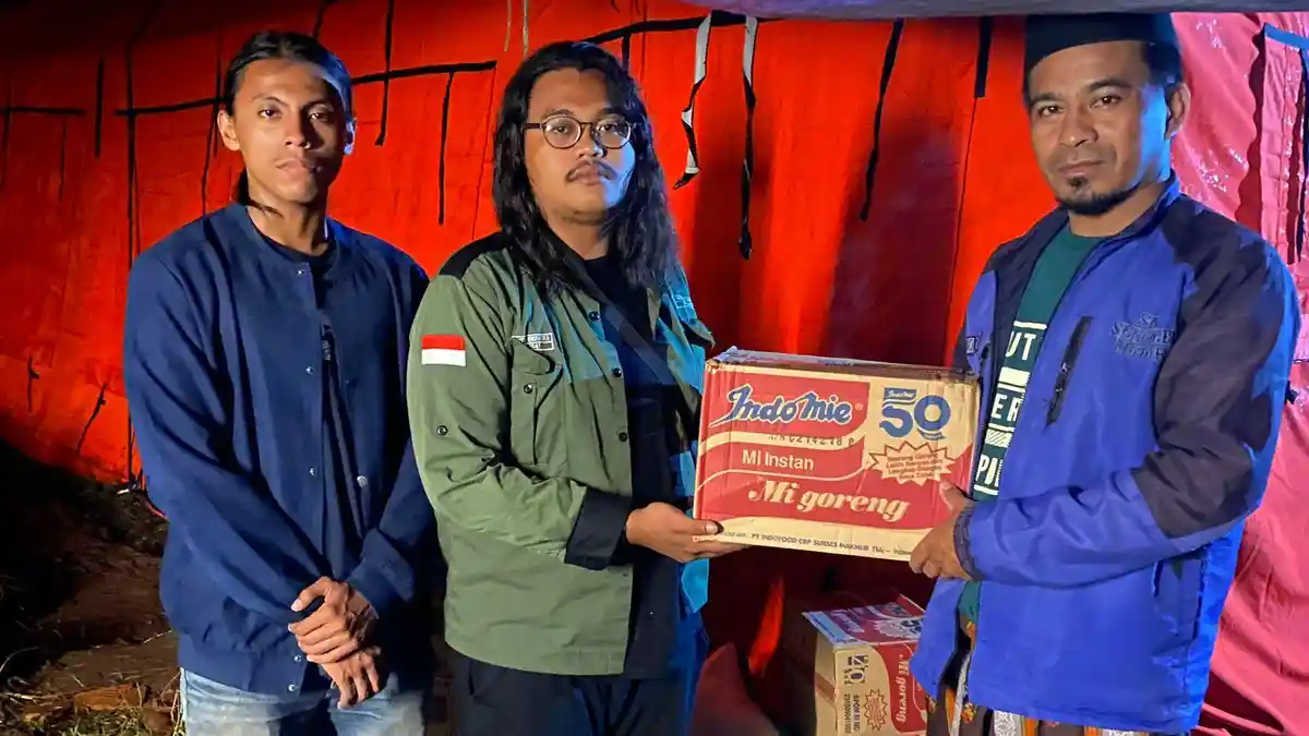 Peduli Gempa Cianjur, Paket Bantuan dari BPBD dan Mahasiswa Tangerang Terus Mengalir