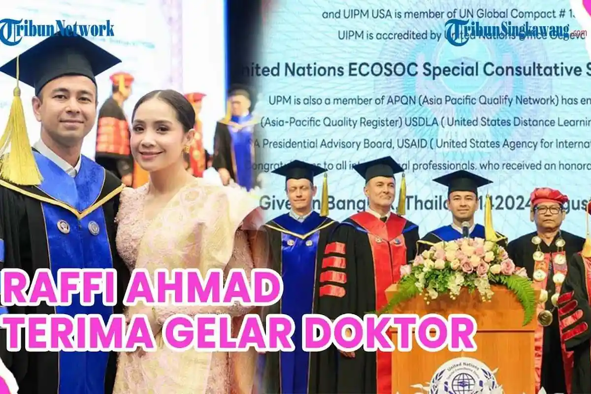 Apa Arti Kata Doktor Honoris Causa? Gelar yang Diterima Raffi Ahmad dari UIPM Disorot Publik 